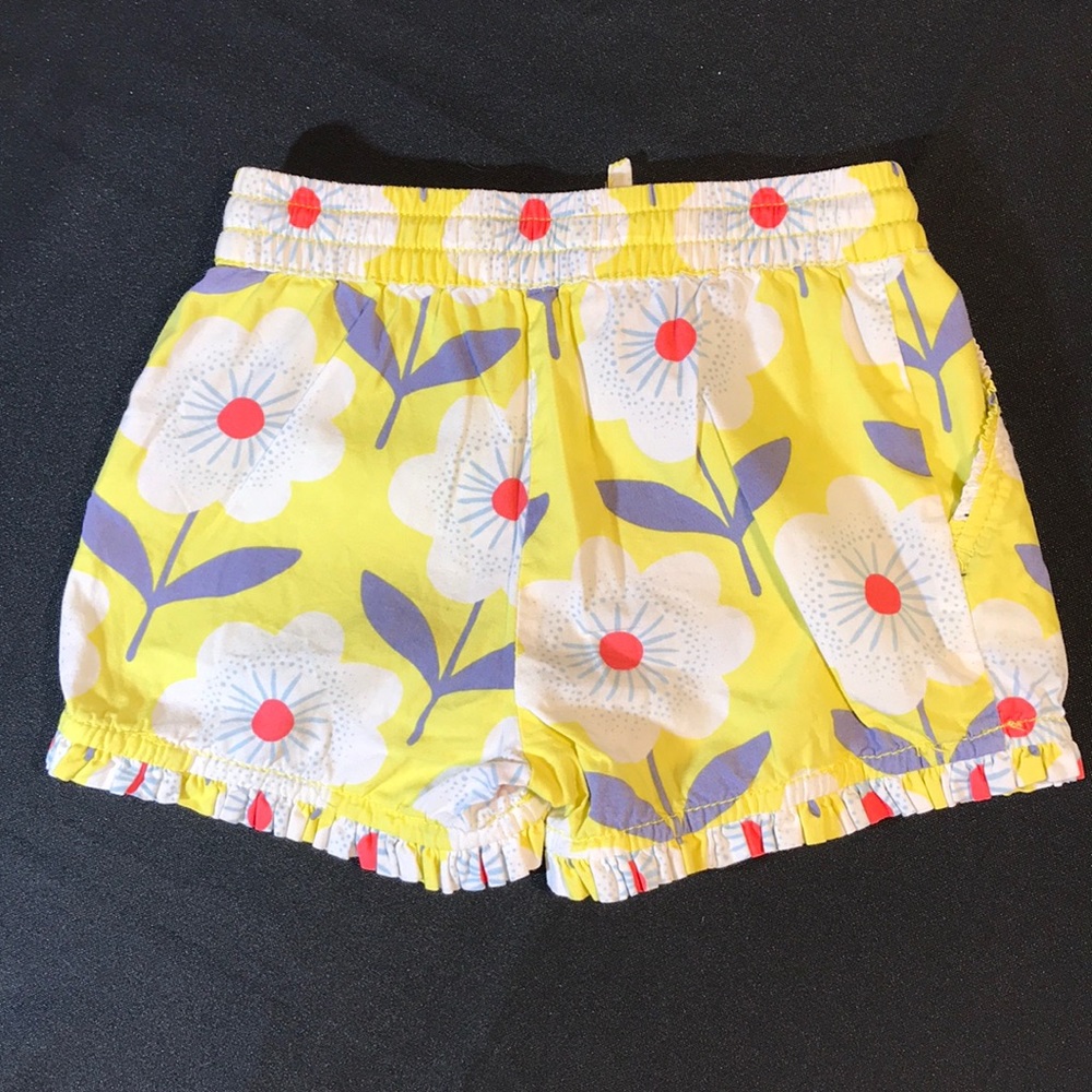 ๐HP๐๐Mini Boden Cantaloupe Flower Stamp Shorts - Picture 4 of 7